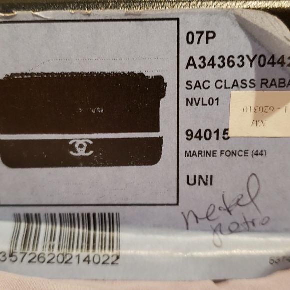 Chanel Sac Class Rabat Navy patent Leather - Picture 4 of 8